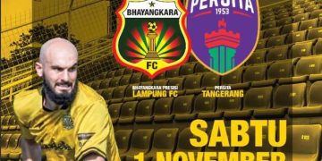 Bhayangkara Presisi Lampung FC Siap Jamu Persita Tangerang di Stadion PKOR Sumpah Pemuda