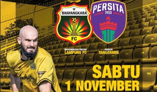 Bhayangkara Presisi Lampung FC Siap Jamu Persita Tangerang di Stadion PKOR Sumpah Pemuda