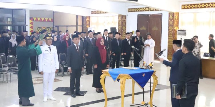 Wakil Bupati Lampung Utara Lantik 122 Pejabat, Romli : Non Job Itu Ada Pertimbangan