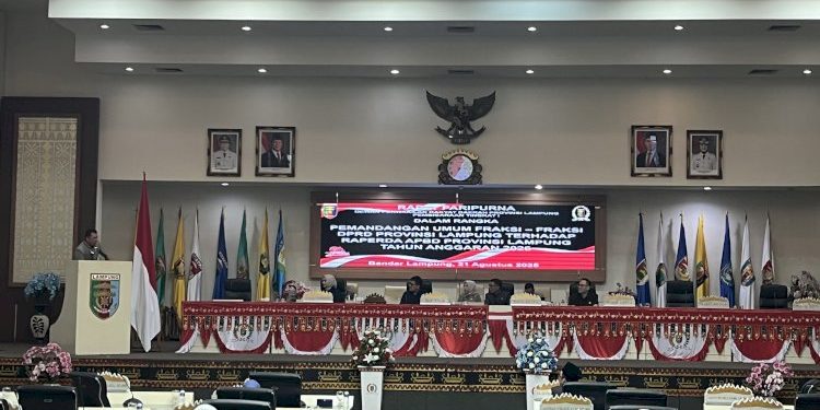 Fraksi Golkar Soroti Belanja Pegawai Lampung Capai Rp3 Triliun di RAPBD 2026