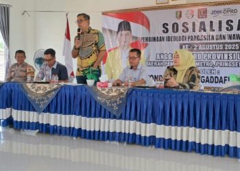 Anggota DPRD Tondi Nasution Dorong Penguatan Pancasila Lewat Sosialisasi di Metro