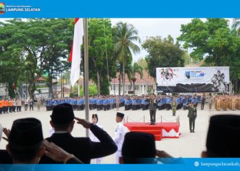 Pemkab Lampung Selatan Gelar Upacara Hari Pahlawan ke-80, Dandim 0421/LS Ajak Masyarakat Jadi Pejuang di Zaman Modern