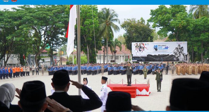 Pemkab Lampung Selatan Gelar Upacara Hari Pahlawan ke-80, Dandim 0421/LS Ajak Masyarakat Jadi Pejuang di Zaman Modern