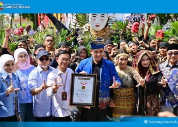 1.500 Penari Pecahkan Rekor Dunia MURI, Tari Tuping Lampung Selatan Catat Sejarah Dunia