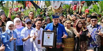 1.500 Penari Pecahkan Rekor Dunia MURI, Tari Tuping Lampung Selatan Catat Sejarah Dunia