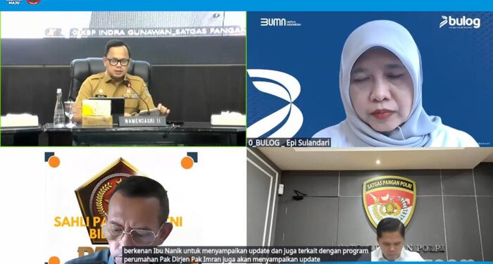 TPID Lampung Selatan Ikuti Rakor Nasional, Wamendagri Soroti Kenaikan Inflasi dan Komoditas Pangan