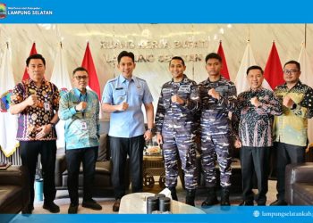 Pushidrosal TNI AL Perbarui Peta Laut Teluk Lampung, Bupati Egi Nyatakan Dukungan Penuh