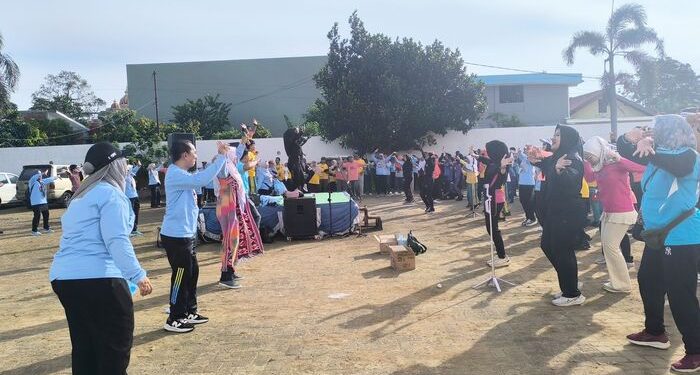 Peserta Fest Kreasi GTK 2025 Gelar Senam Bersama