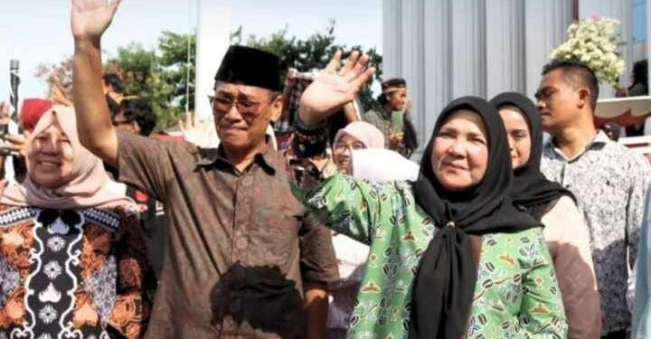 Walikota Eva Dwiana Lepas Keberangkatan Jamaah Umrah Bandar Lampung