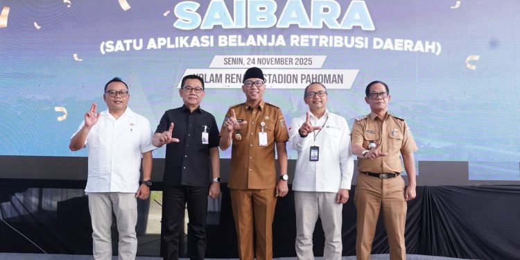 Pemprov Lampung Luncurkan Aplikasi Saibara untuk Permudah Transaksi Retribusi Daerah