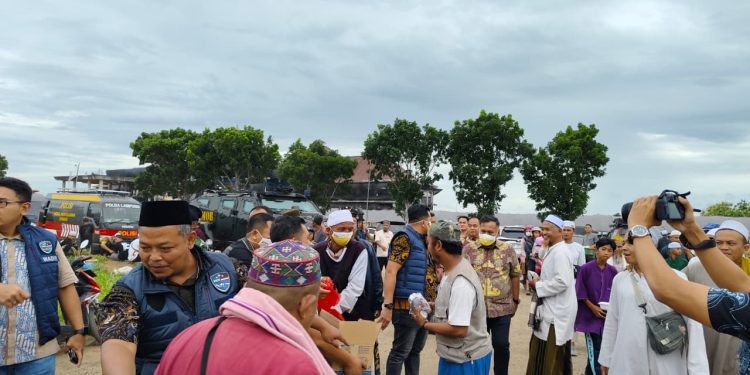 Ditreskrimsus Polda Lampung Gelar Baksos di Tabligh Akbar Indonesia Berdoa 2025