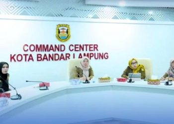 Pemkot Bandar Lampung Ikuti Rakor Virtual Pengendalian Inflasi dan Evaluasi Program 3 Juta Rumah