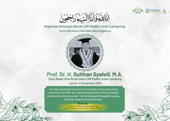 UIN RIL Berduka, Prof Sulthan Syahril Guru Besar Ilmu Studi Islam Wafat