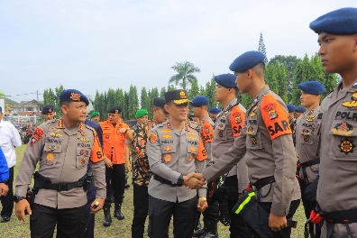 Musim Hujan Tiba, Polda Lampung Aktifkan Tim Reaksi Cepat di Daerah Rawan Bencana