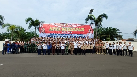 Polres dan Pemkab Mesuji Gelar Apel Kesiapan Tanggap Darurat Bencana Hidrometeorologi