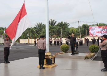Polres Mesuji Gelar Upacara Peringatan Hari Pahlawan