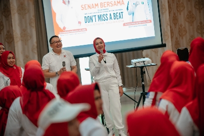 Waspadai Penyakit Jantung, Batin Wulan Ajak Warga Terus Bergerak dan Hidup Sehat