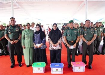 Danrem 043/Gatam Sambut Pangdam XXI/Radin Inten Dengan Hangat dan Penuh Makna