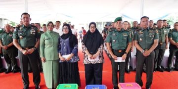 Danrem 043/Gatam Sambut Pangdam XXI/Radin Inten Dengan Hangat dan Penuh Makna