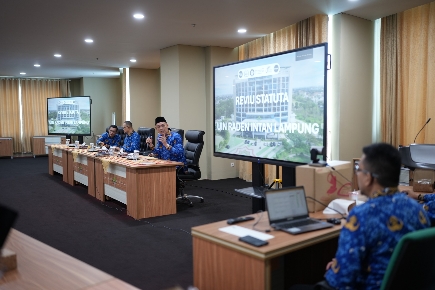 Kepala Biro HKLN Kemenag RI Reviu Statuta UIN Raden Intan Lampung