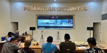 Pemkab Pesawaran Ikuti Visitasi dan Presentasi E-Monev Keterbukaan Informasi Publik 2025