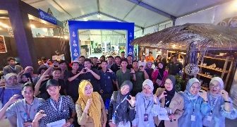 Tidak Hanya Ngopi, Pengunjung Lampung Fest Belajar Mengolah Limbah Kopi Jadi Produk Hijau