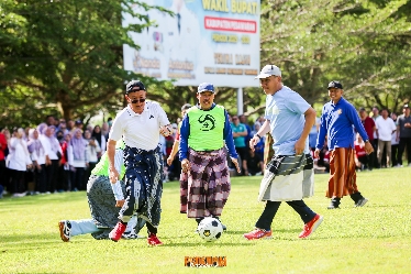 Beragam Perlombaan Semarakkan HUT KORPRI ke-54 Kabupaten Pesawaran