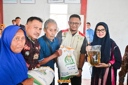 Bupati Pesawaran Monitoring Penyaluran Bantuan Pangan Pemerintah Periode Oktober-November 2025