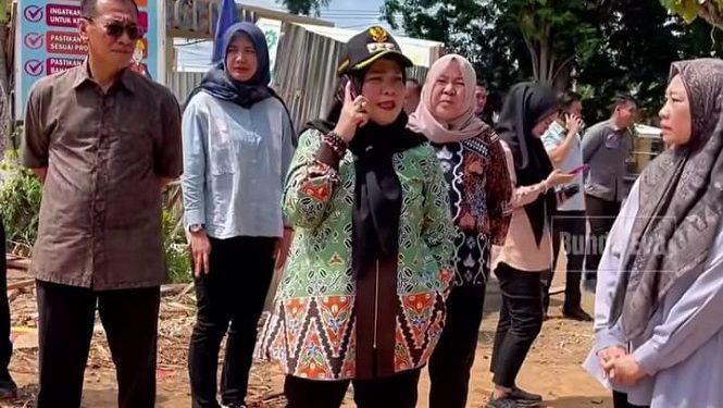 Walikota Tinjau Pembangunan Fasilitas Khusus Penyakit Dalam  RSUD A Dadi Tjokrodipo