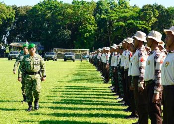 Kodam XXI/RI Gelar Pelatihan Persami dan Bela Negara Korps Kadet Republik Indonesia Gelombang III Tahun 2025 di Dua Provinsi