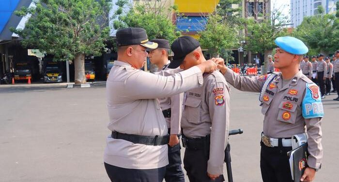 123 Siswa Diktuk Bintara Polri SPN Polda Lampung Latja di Polresta Bandar Lampung