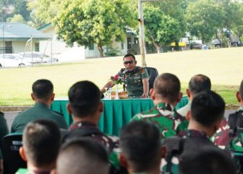 Tingkatkan Kinerja dan Profesionalisme, Danrem 043/Gatam Sampaikan Arahan kepada Prajurit dan PNS