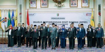 Gubernur Mirza Kukuhkan MPRD Provinsi Lampung Periode 2025-2030