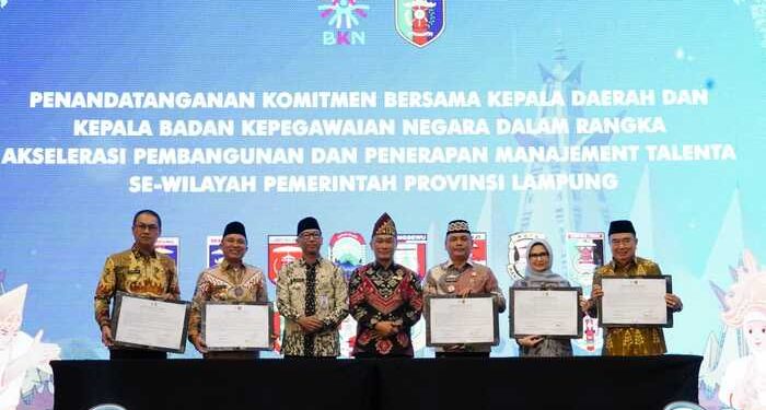 Wujudkan Birokrasi Modern, Pemprov dan Pemda se-Lampung Sepakati Penguatan Manajemen Talenta ASN