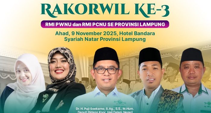 Rakorwil Ke-3 RMI PWNU Lampung Dorong Penguatan Pendidikan Pesantren di Era Modern