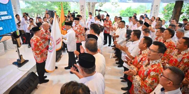 Wabup Antonius Muhammad Ali Dikukuhkan Sebagai Ketua ABPEDNAS Kabupaten Pesawaran