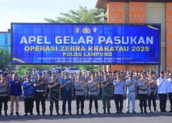 Operasi Zebra Krakatau 2025 Resmi Dimulai, Polda Lampung Tertibkan Pengendara Dengan Pendekatan Edukatif dan Humanis