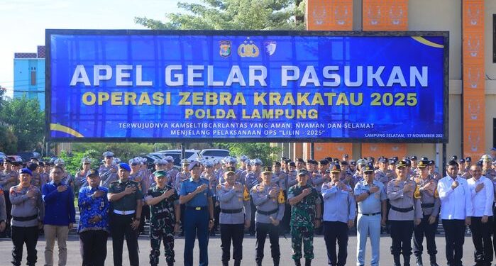 Operasi Zebra Krakatau 2025 Resmi Dimulai, Polda Lampung Tertibkan Pengendara Dengan Pendekatan Edukatif dan Humanis