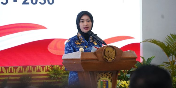 Pelantikan Pengurus PMI Lampung, Wagub Jihan Serukan Aksi Nyata dan Ketulusan Melayani
