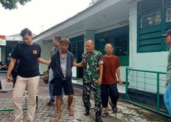 Anggota Koramil 0410-05/TKP Amankan Pelaku Curas dari Amukan Masa