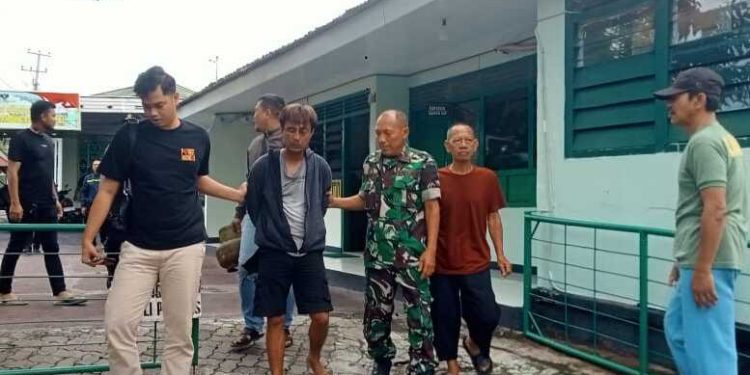 Anggota Koramil 0410-05/TKP Amankan Pelaku Curas dari Amukan Masa