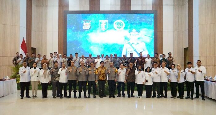 Kapolda Lampung Silaturahmi dengan Bupati dan Perusahaan Perkebunan HGU Se-Provinsi Lampung