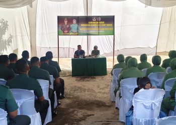 Dandim 0427 Way Kanan gelar Kunjungan Kerja di Koramil Bahuga