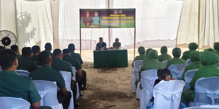 Dandim 0427 Way Kanan gelar Kunjungan Kerja di Koramil Bahuga