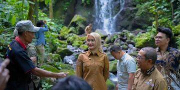 Wagub Jihan Nurlela Kunjungi Kawasan Perhutanan Sosial Desa Way Kalam Lampung Selatan