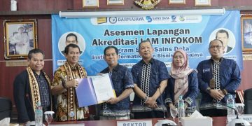 Prodi Sains Data IIB Darmajaya Jalani Asesmen Lapangan dari LAM Infokom