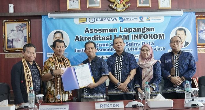 Prodi Sains Data IIB Darmajaya Jalani Asesmen Lapangan dari LAM Infokom