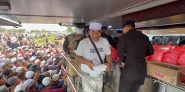 Brimob Polda Lampung Kerahkan Dapur Lapangan Penuhi Konsumsi Jemaah Tabligh Akbar