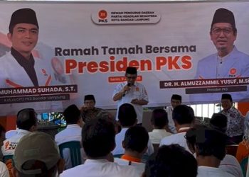 Ade Utami Ibnu Dampingi Presiden PKS Berikan Semangat Kader di Bandar Lampung