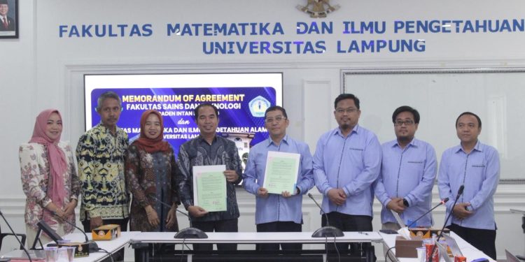 Perkuat Jejaring Akademik, FST UIN RIL Bangun Kerja Sama dengan FMIPA Unila dan Fakultas Sains ITERA